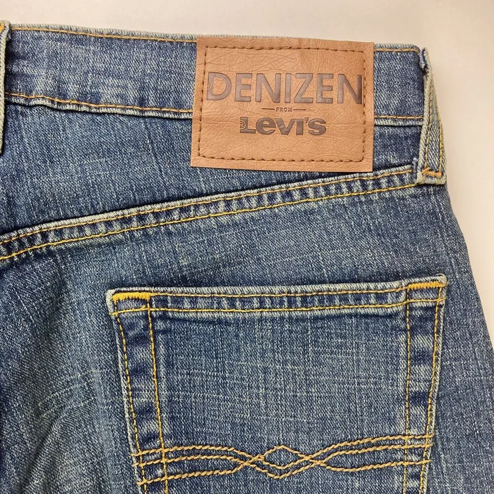 Denizen From Levi's 285 Relaxed Fit Jeans Men's 30x30 Blue Straight Denim
